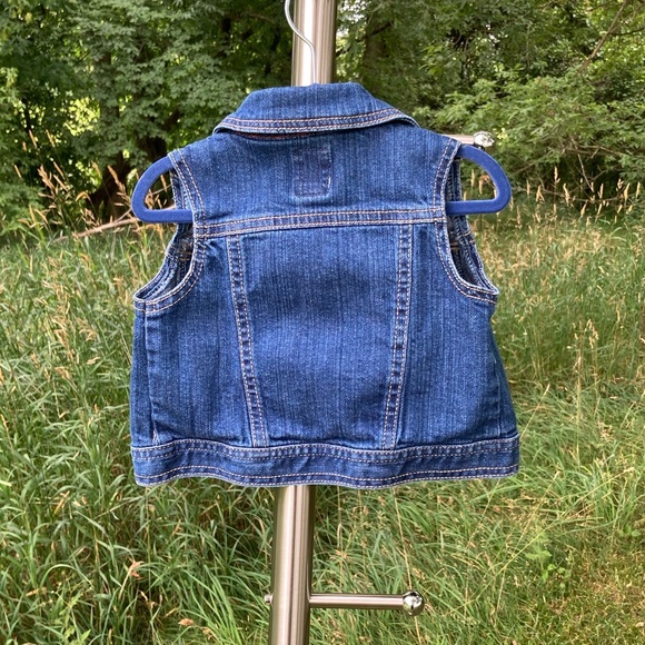 Old Navy: Denim vest - looks great over a sundress!  18-24 months. - Picture 10 of 10